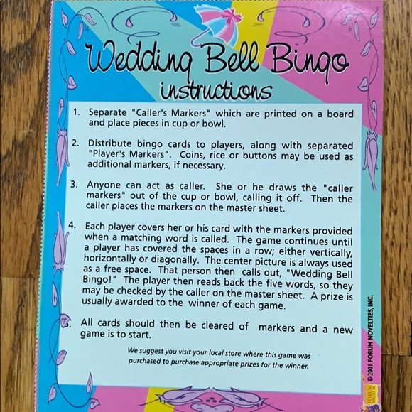 Bridal Shower items - Picture 4 of 4